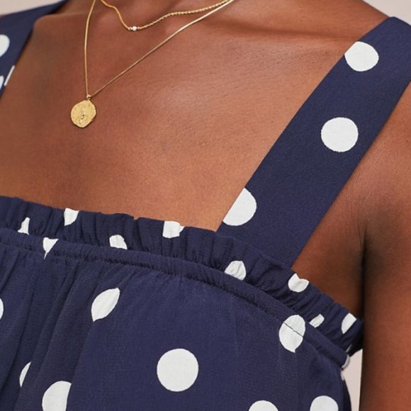 NWT Anthropologie Polka Dot Swing Top Size 12 - Picture 3 of 4